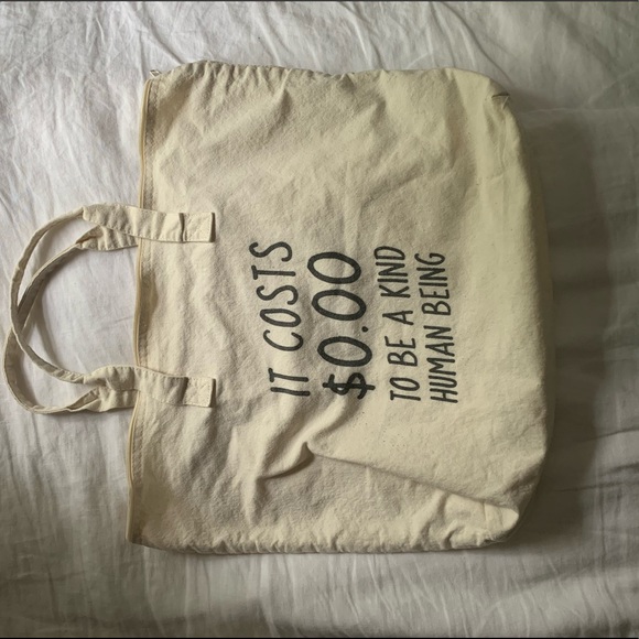 Kind Human Canvas Tote - Picture 1 of 5